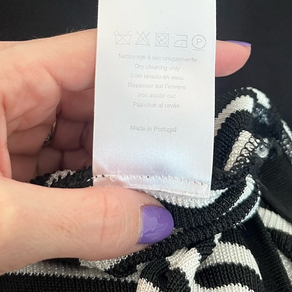 SANDRO • Black & White Dress - Picture 5 of 6